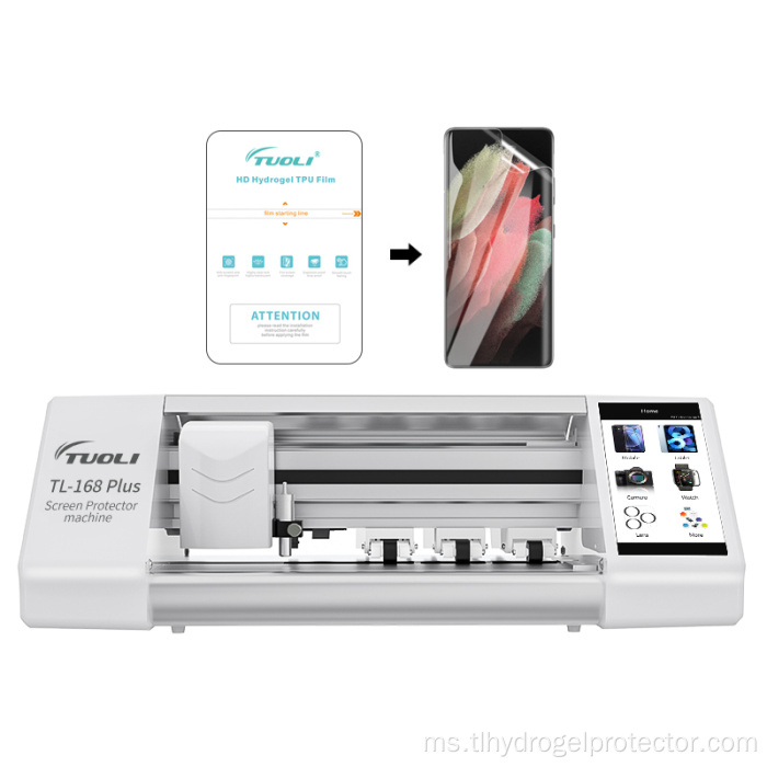 Mesin Pemotongan Pelindung Skrin untuk Lembaran Filem Hydrogel